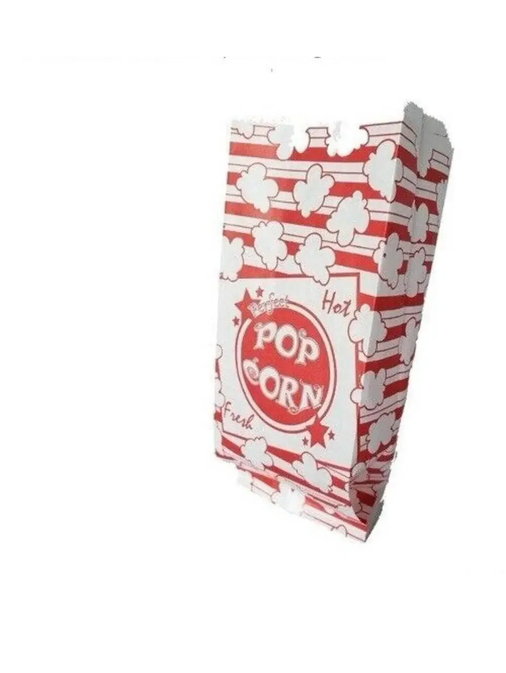 1oz Paper Popcorn Bags Cute Home Movie Theatre Snack Goodie Bags Red White 125pc
